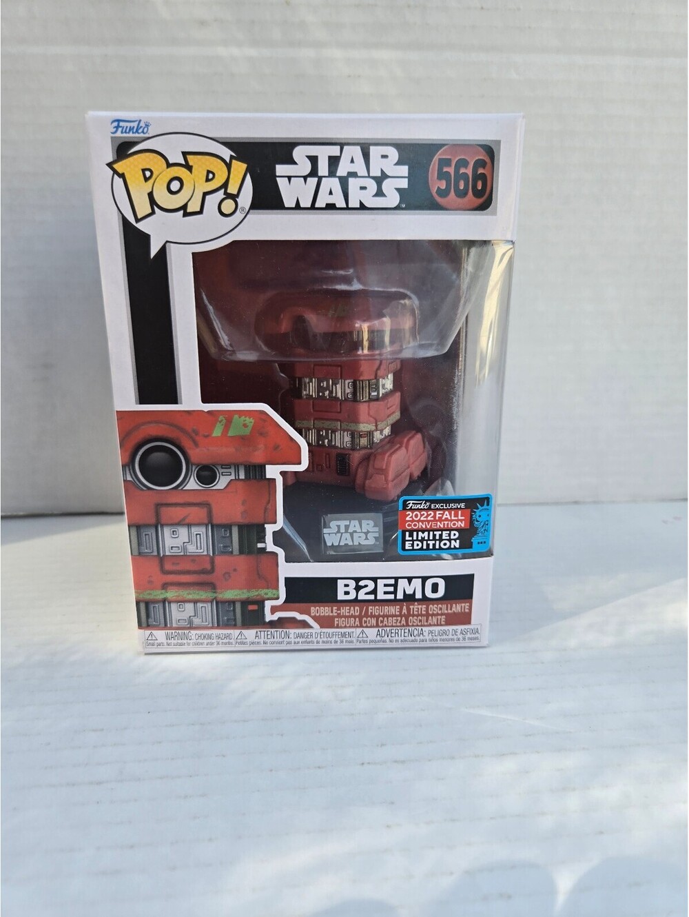 Funko Pop! Star Wars Andor B2EMO #566 Collectible Bobblehead Figure - Very Good